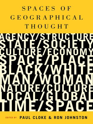cover image of Spaces of Geographical Thought